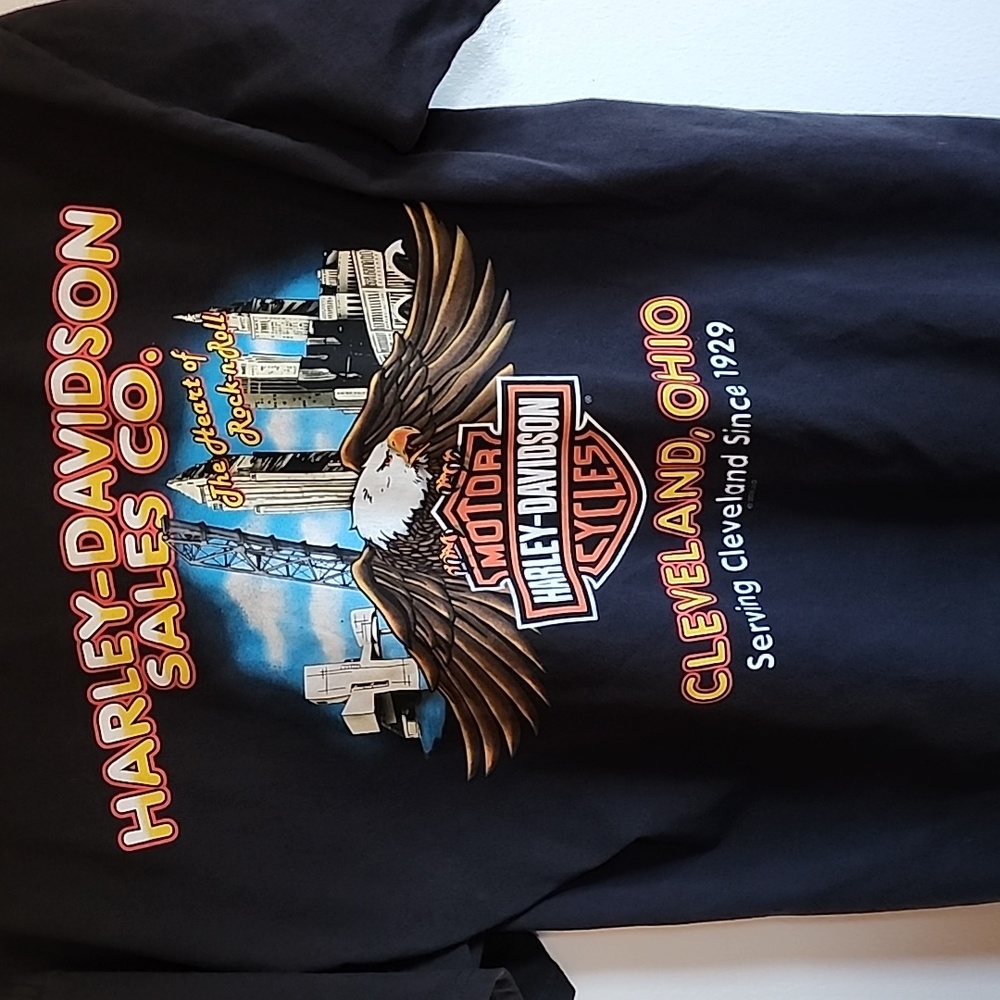 Vintage 2005  Harley-Davidson Men’s Short Sleeve Doublesided Graphic T- Shirt - Picture 2 of 5